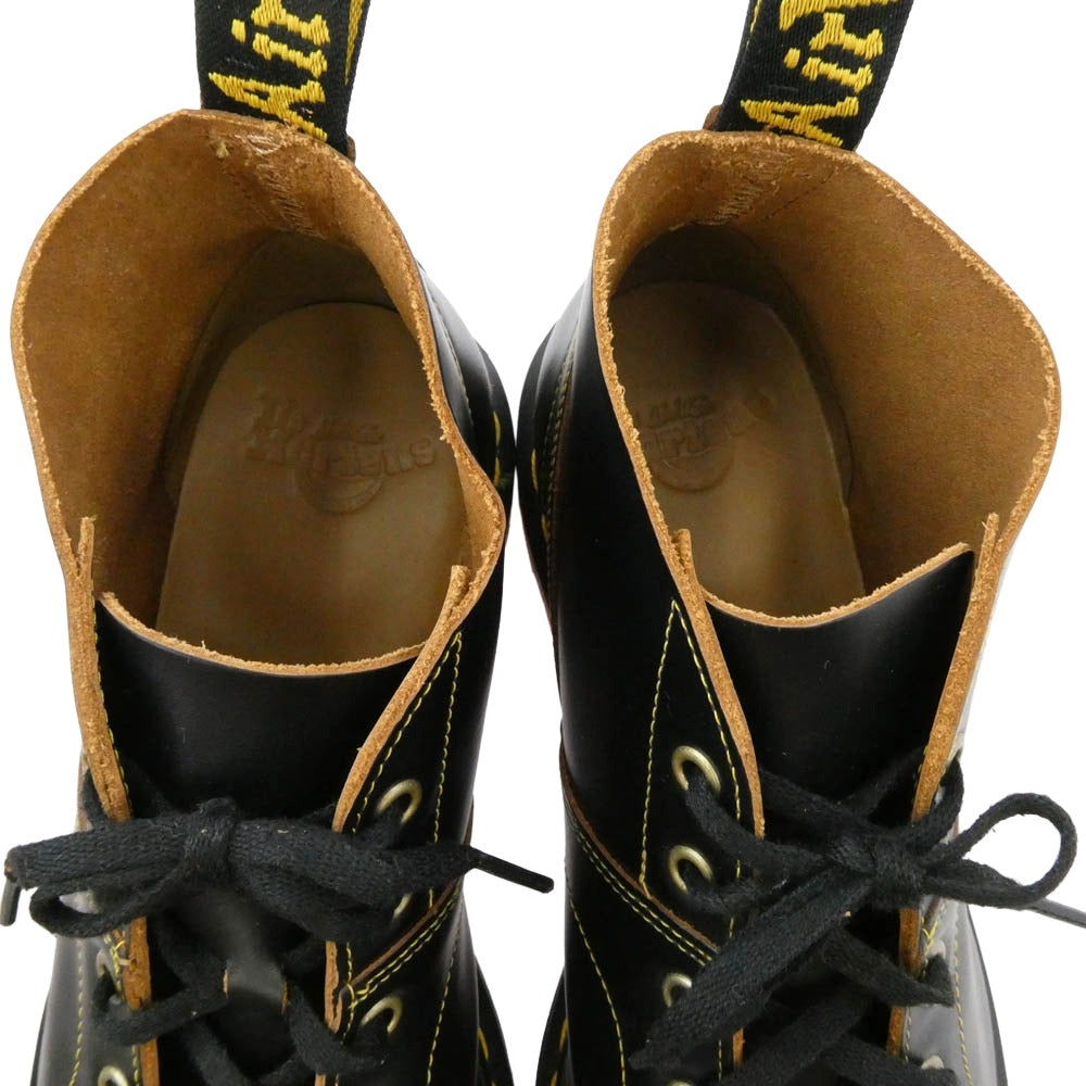 Dr.Martens ドクターマーチン 16054001 CHURCH モンキー 5ホール ブーツ ブラック系 UK8【極上美品】【中古】