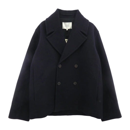 STUDIO NICHOLSON スタジオニコルソン 51-10-632003 メルトン ウール ピーコート ダークネイビー系 M【中古】