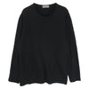 Yohji Yamamoto POUR HOMME ヨウジヤマモトプールオム 21AW HX-T04-170 WOOL AIR PLAIN STITCH REGULAR ROUND NECK LONG SLEEVES ウール ラウンドネック ニット ブラック系 3【中古】