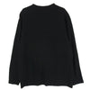 Yohji Yamamoto POUR HOMME ヨウジヤマモトプールオム 21AW HX-T04-170 WOOL AIR PLAIN STITCH REGULAR ROUND NECK LONG SLEEVES ウール ラウンドネック ニット ブラック系 3【中古】