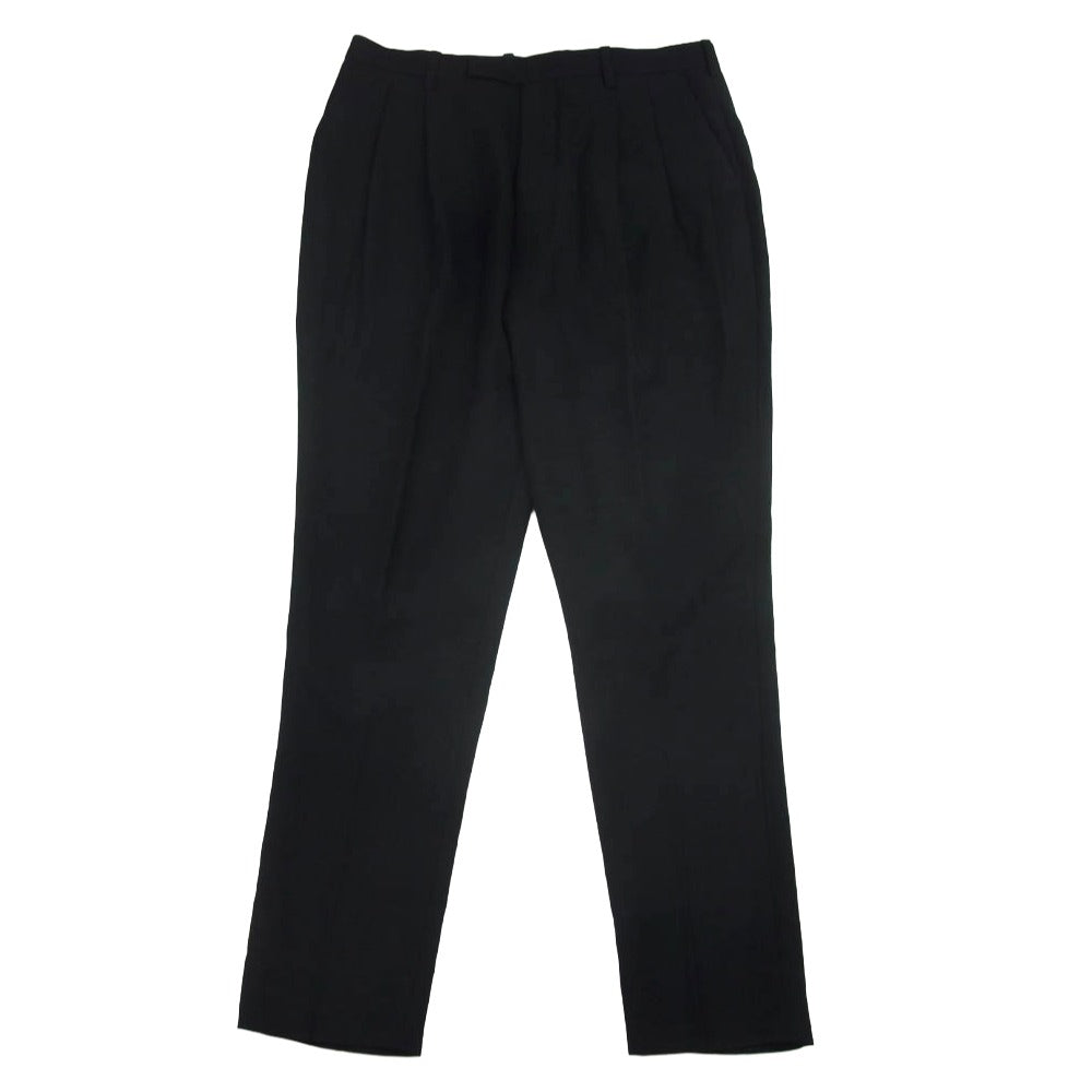 LAD MUSICIAN ラッドミュージシャン 2120-553 2Tuck Jodhpurs Slim Slacks 2タック スラックス ブラック系 42【中古】