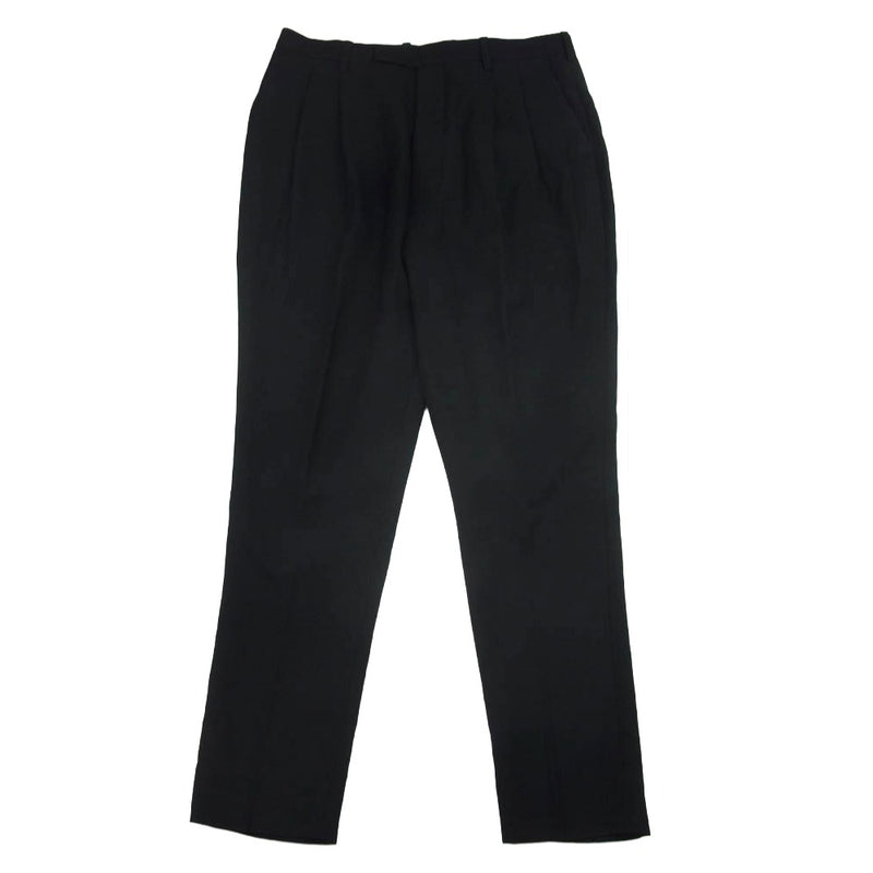 LAD MUSICIAN ラッドミュージシャン 2120-553 2Tuck Jodhpurs Slim Slacks 2タック スラックス ブラック系 42【中古】