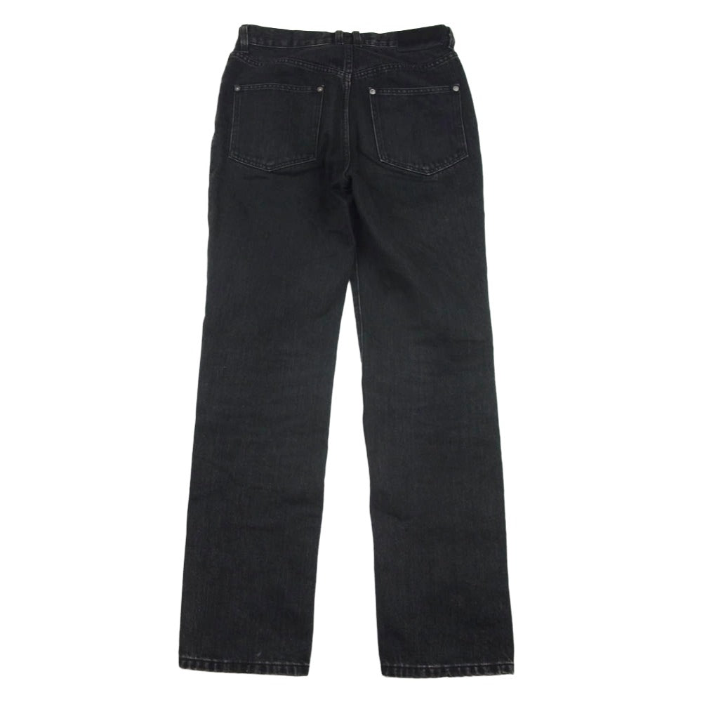 JOHN LAWRENCE SULLIVAN ジョンローレンスサリバン 2A008-0320-15 BLEACHED DENIM ZIPPED PANTS ブリーチ デニム ジップ パンツ ブラック系 44【中古】
