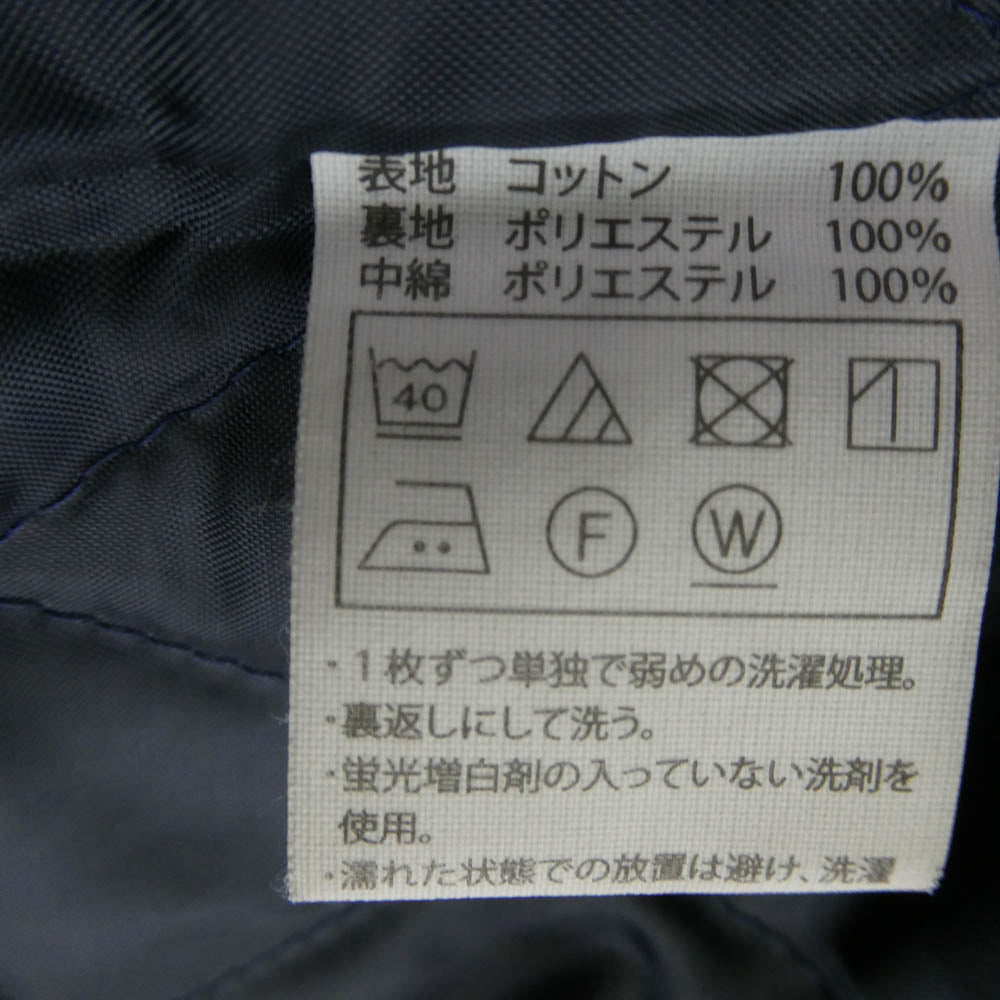 COOTIE クーティー Denim Quilting Shirt Jacket デニム キルティング シャツ ジャケット ネイビー系 L【中古】