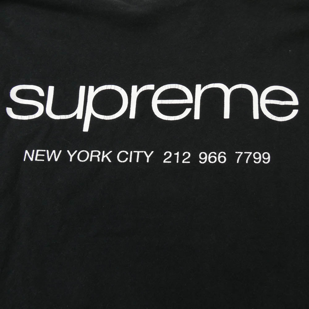 Supreme シュプリーム 23AW NYC TEE ニューヨークシティ バックプリント Tシャツ 半袖カットソー ブラック系 XL【中古】