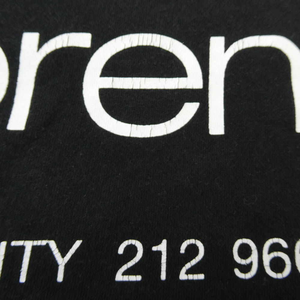 Supreme シュプリーム 23AW NYC TEE ニューヨークシティ バックプリント Tシャツ 半袖カットソー ブラック系 XL【中古】