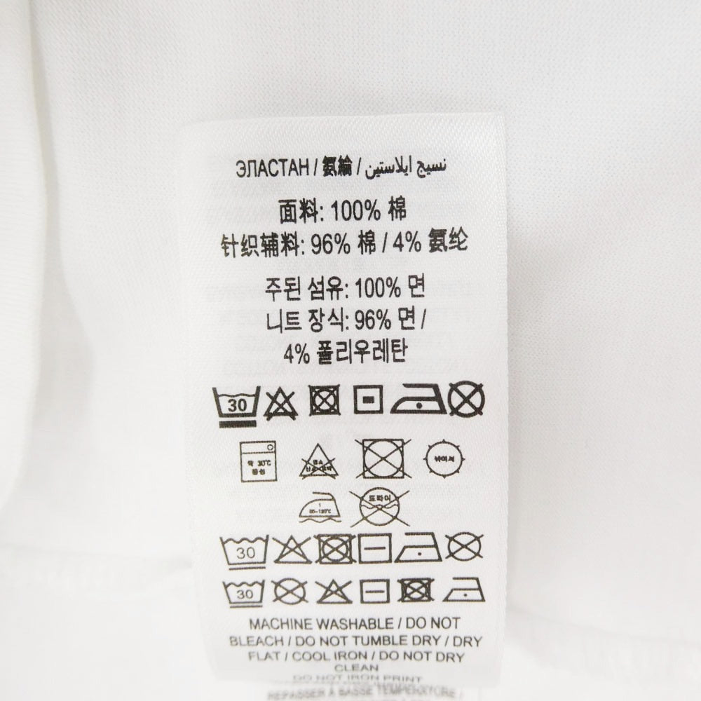 BURBERRY バーバリー 8055309 フロントロゴプリント Tシャツ 半袖カットソー ホワイト系 XL【中古】