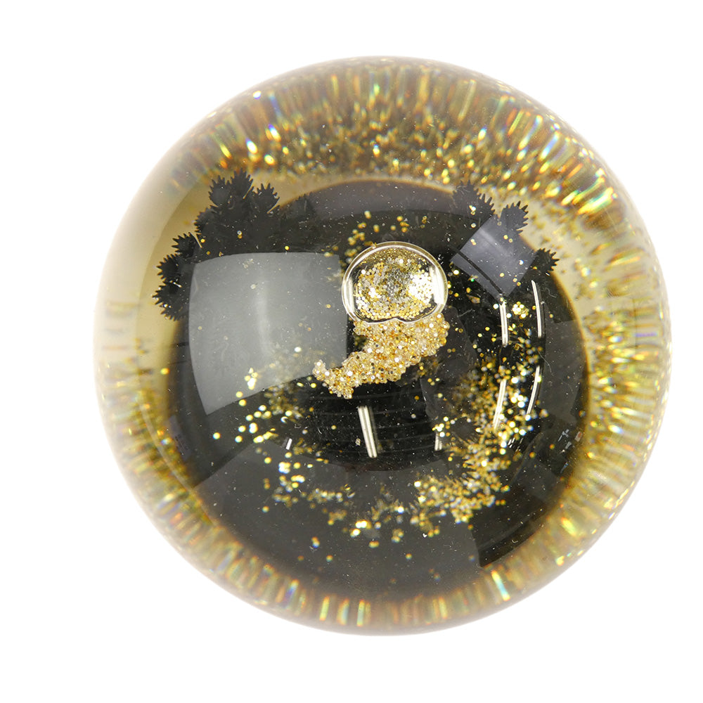 SAINT LAURENT サンローラン パームツリー スノードーム ヤシの木 オブジェ ブラック系 クリア系【新古品】【未使用】【中古】