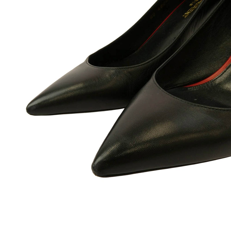 【未使用に近い】サンローラン　ハイヒール サンローランパリ Saint Laurent Paris ヒールパンプス シルバー