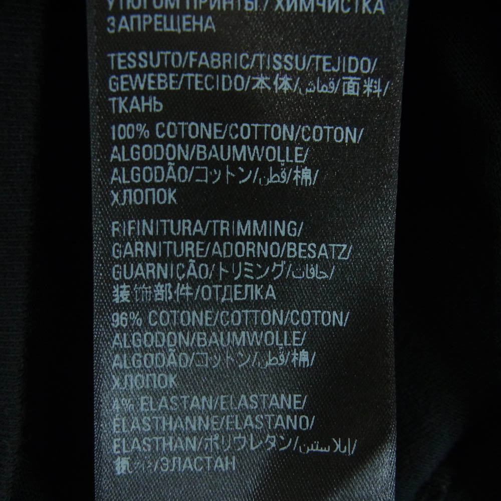 BALENCIAGA バレンシアガ 23SS 739101 TNVA6 adidas アディダス 3ストライプ ロゴ プリント オーバーサイズ 半袖 Tシャツ カットソー ブラック系 2【極上美品】【中古】