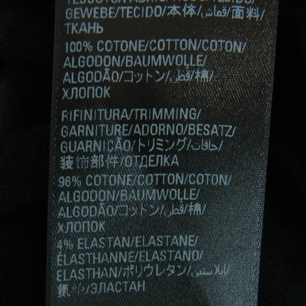 BALENCIAGA バレンシアガ 23SS 739101 TNVA6 adidas アディダス 3ストライプ ロゴ プリント オーバーサイズ 半袖 Tシャツ カットソー ブラック系 4【極上美品】【中古】