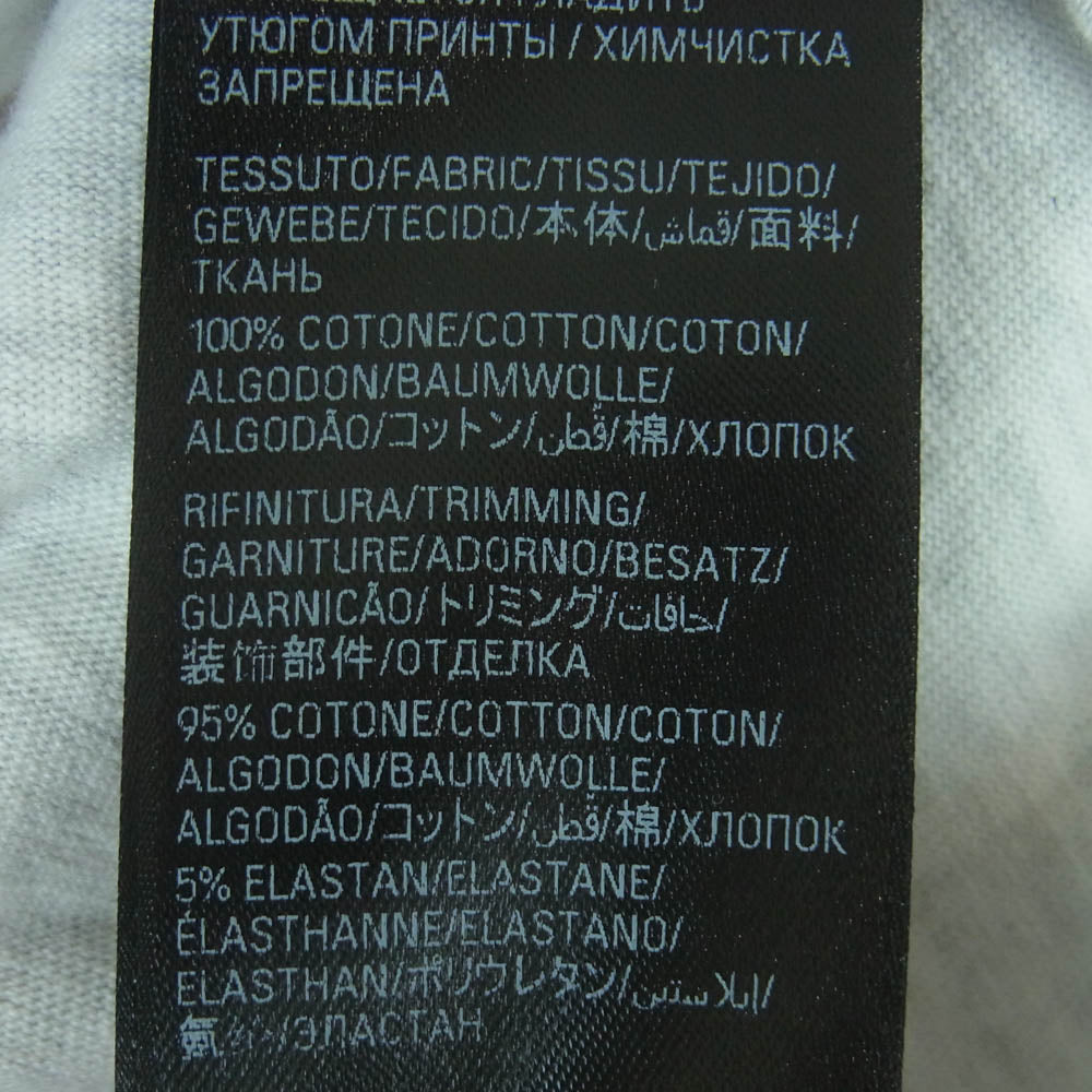 BALENCIAGA バレンシアガ 24SS 781245 TQVA1 LIMITED EDITION ARCHIVE SERIES CONNECTED リミテッドエディション アーカイブシリーズ コネクテッド プリント ダメージ加工 長袖 ロングスリーブ Tシャツ カットソー ライトグレー系 XS【極上美品】【中古】