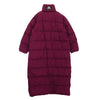 BALENCIAGA バレンシアガ 594908 TYD36 中綿 パファー ロング コート ジャケット パープル系 42【中古】