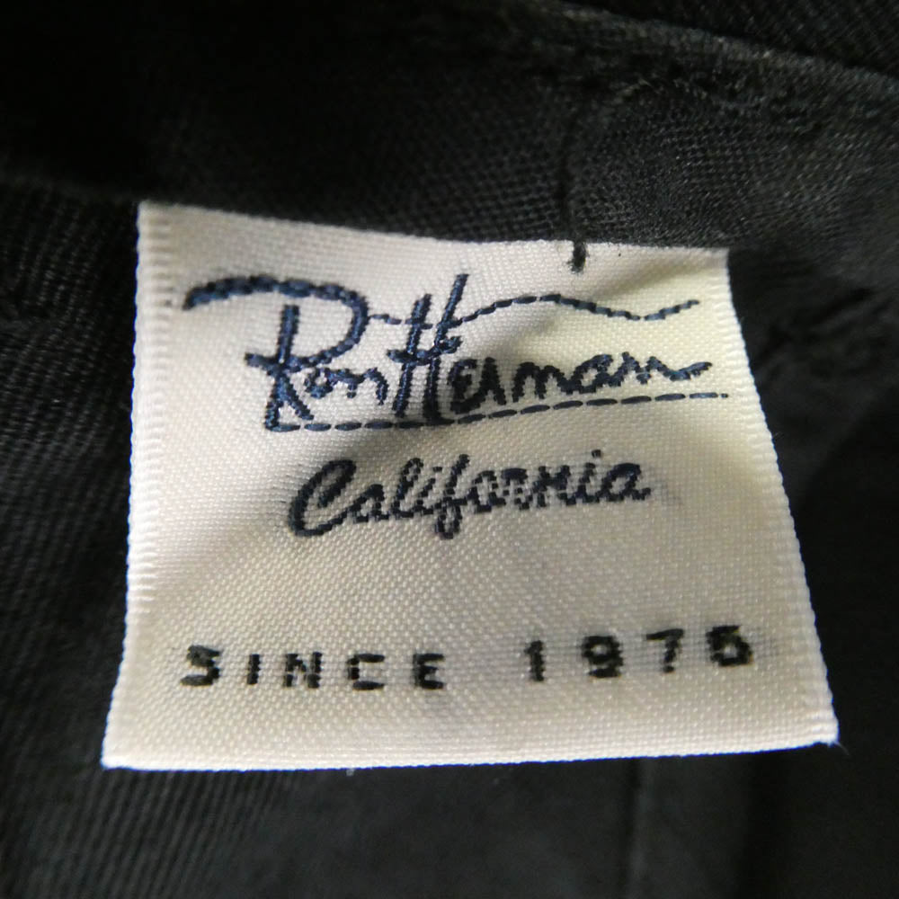 Ron Herman ロンハーマン 512060090 1071 コットン ストレート パンツ ブラック系 M【中古】