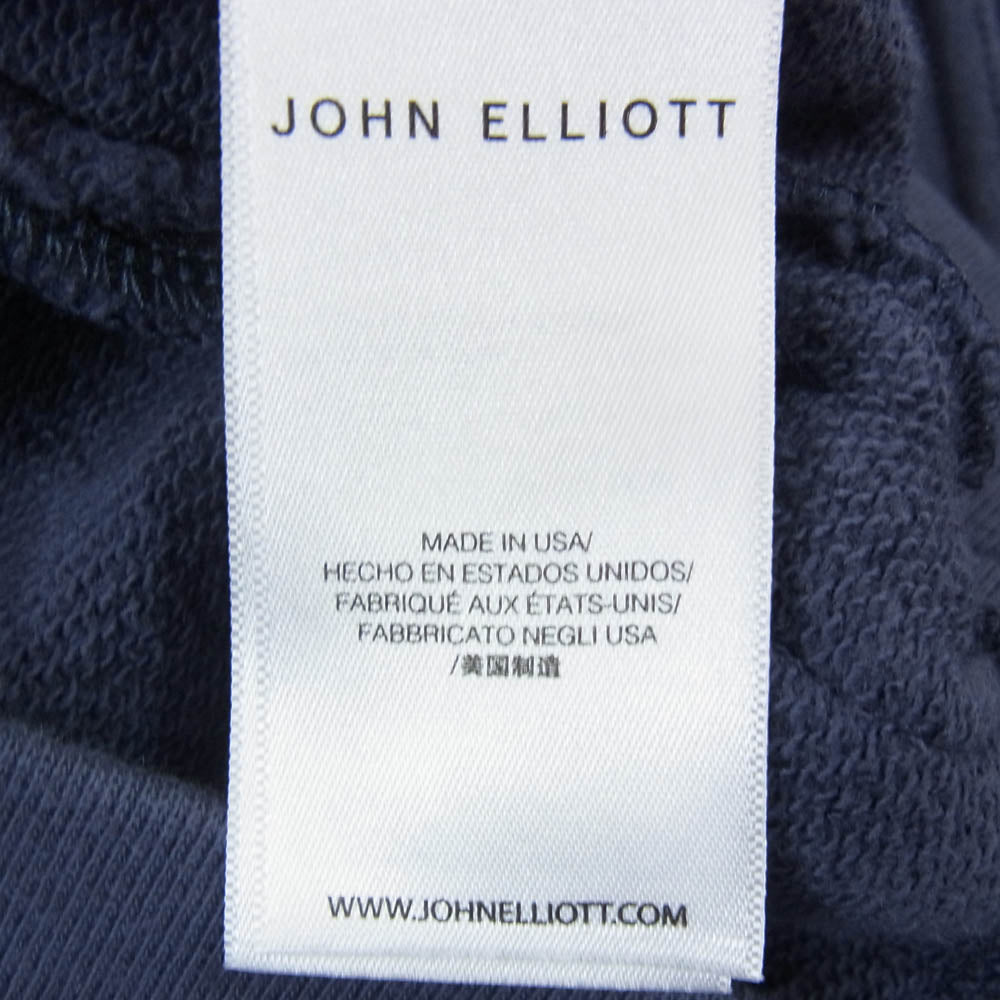 ジョンエリオット ジップポケット バイカー スウェットパンツ ネイビー ネイビー系 2【中古】