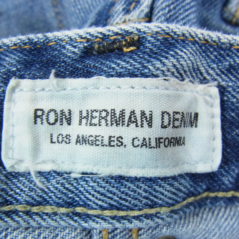 Ron Herman ロンハーマン 3420600020 1836 スリムフィット デニム ストレート パンツ ジーンズ ライトブルー系 31【中古】