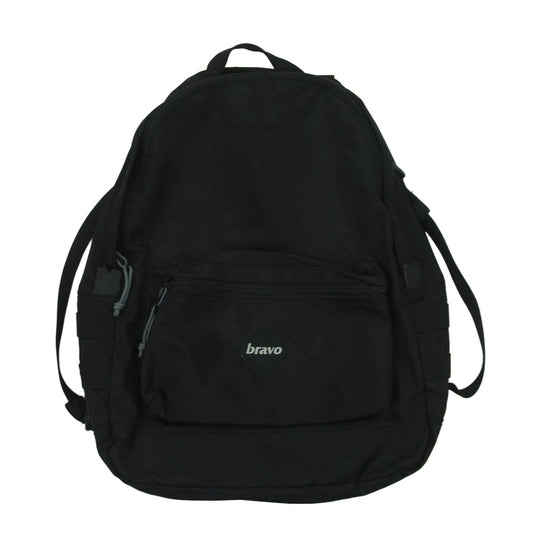 ブラボー インナーパック付き ポーチ付き リュックサック バックパック リュック 中国製 ブラック系【中古】
