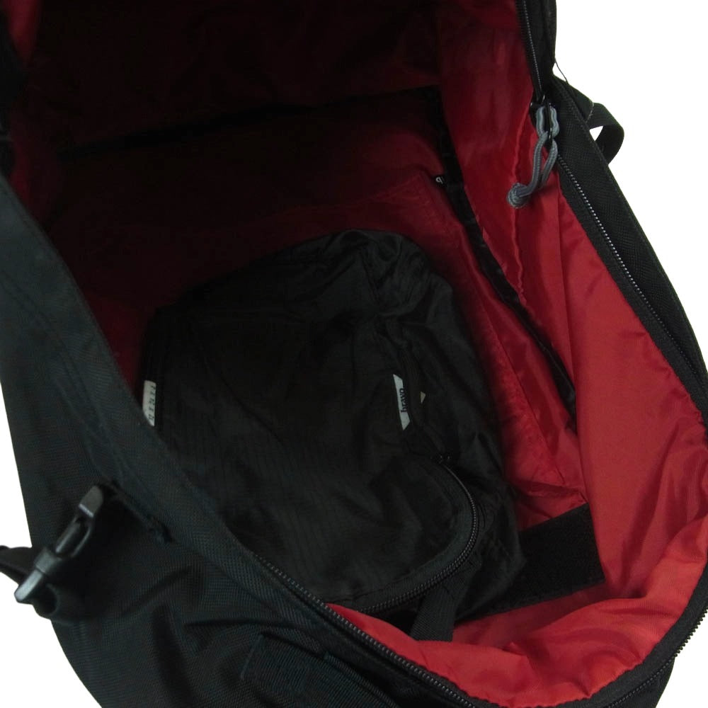 ブラボー インナーパック付き ポーチ付き リュックサック バックパック リュック 中国製 ブラック系【中古】