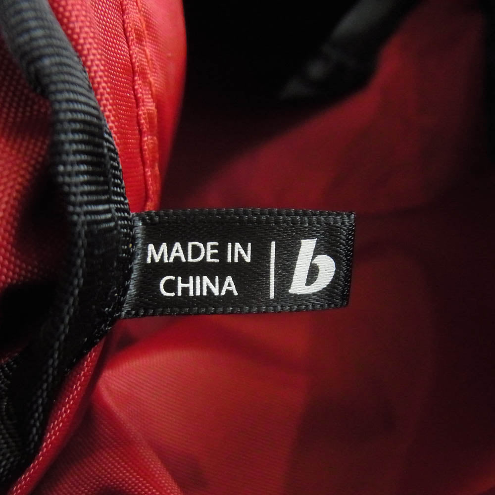 ブラボー インナーパック付き ポーチ付き リュックサック バックパック リュック 中国製 ブラック系【中古】