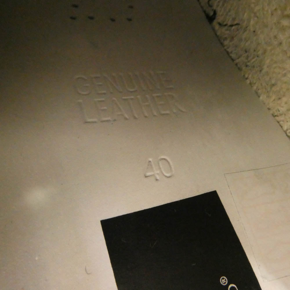 GOLDEN GOOSE ゴールデングース G36MS595 A92 GGDB SLIDE ダメージ加工 ハイカット レザー スニーカー ブラック系 40【中古】