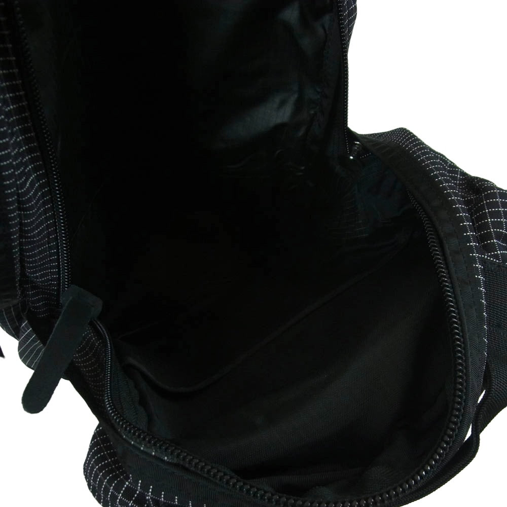 GREGORY グレゴリー 旧ロゴ チェック リュックサック バックパック デイパック リュック ブラック系 ホワイト系【中古】