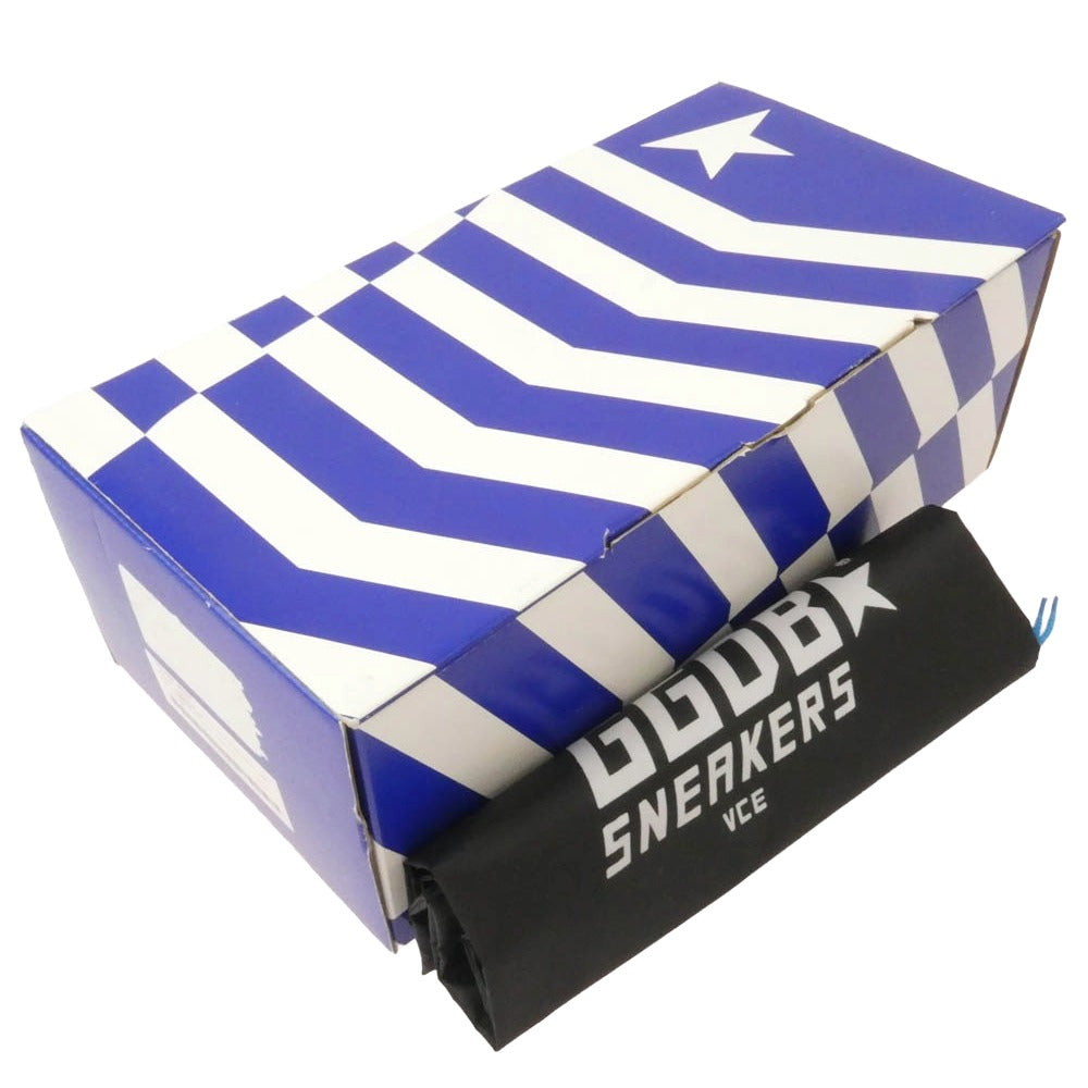 GOLDEN GOOSE ゴールデングース G35MS590 078 GGDB SSTAR ダメージ加工 スタースエードパッチ レザー ローカット スニーカー ホワイト系 40【中古】