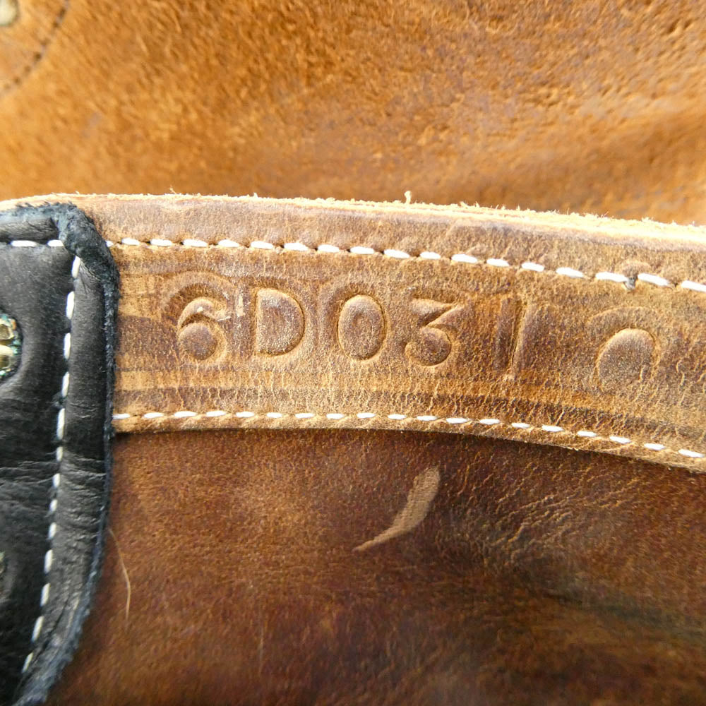 WHITE'S BOOTS ホワイツブーツ SEMI DRESS セミドレス バイカラー スエード ワークブーツ ブラック系 ブラウン系 6D【中古】
