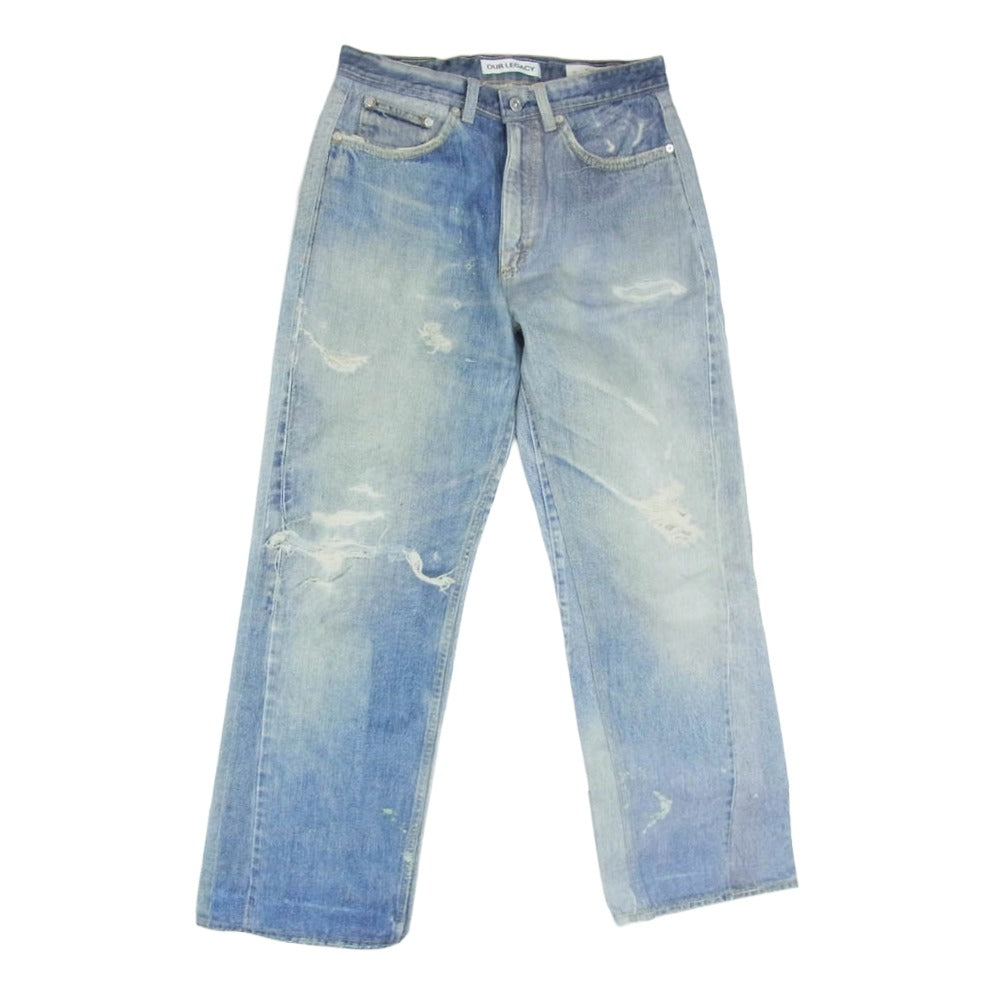 アワーレガシー M4205TDD THIRD CUT Digital Denim サードカット トロンプルイユ 転写 デニムパンツ ジーンズ ライトブルー系 29【中古】