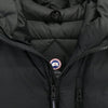 CANADA GOOSE カナダグース 5078M Lodge Hoody ロッジ フーディー ダウンジャケット ブラック系 XS【中古】
