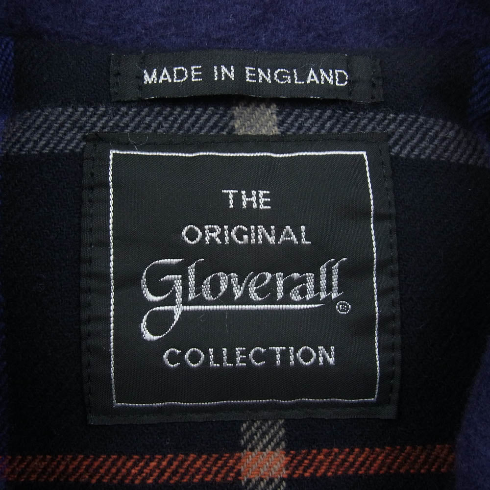 Gloverall グローバーオール MO193FJM321 イングランド製 ショート丈 ウール ダッフルコート パープル系 03【中古】