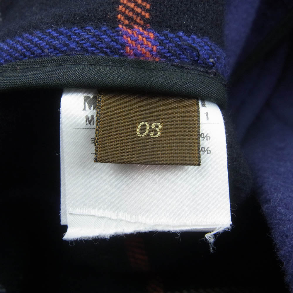 Gloverall グローバーオール MO193FJM321 イングランド製 ショート丈 ウール ダッフルコート パープル系 03【中古】