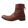 PADRONE パドローネ PU7885-1101-11C BACK ZIP BOOTS バックジップ レザーブーツ ワインレッド系 42【中古】