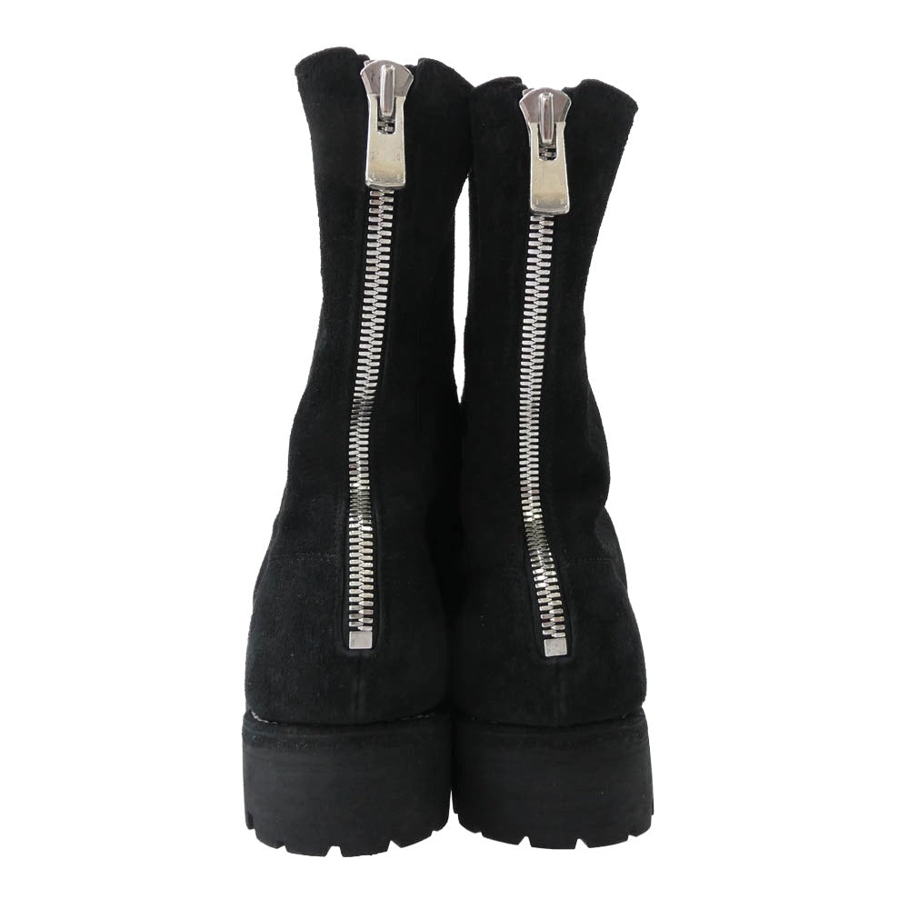 GUIDI グイディ 788V Back Zip High Boots HORSE FULL GRAIN バック ジップ ハイ ブーツ ブラック系 44【極上美品】【中古】