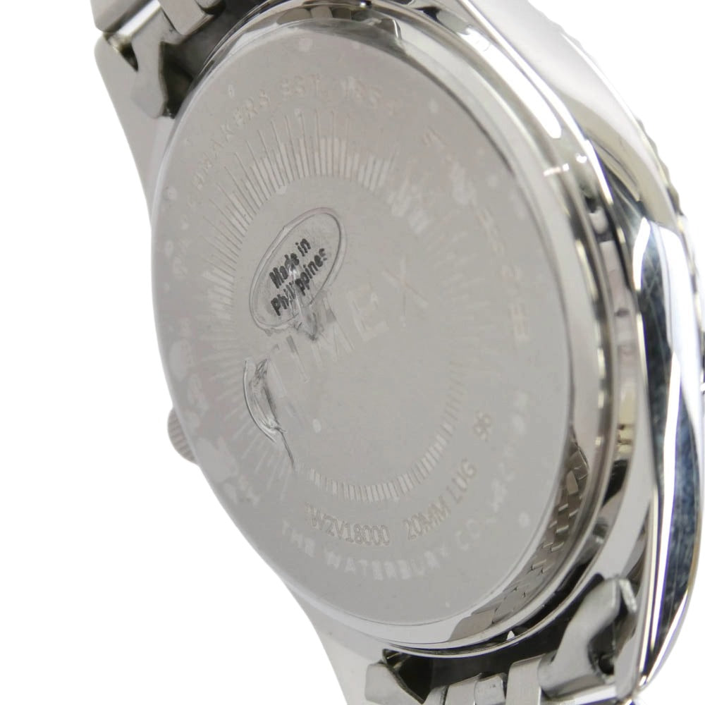 TIMEX タイメックス TW2V18000 Waterbury Legacy ウォーターベリー レガシー クオーツ 腕時計 ウォッチ シルバー系 イエロー系【極上美品】【中古】