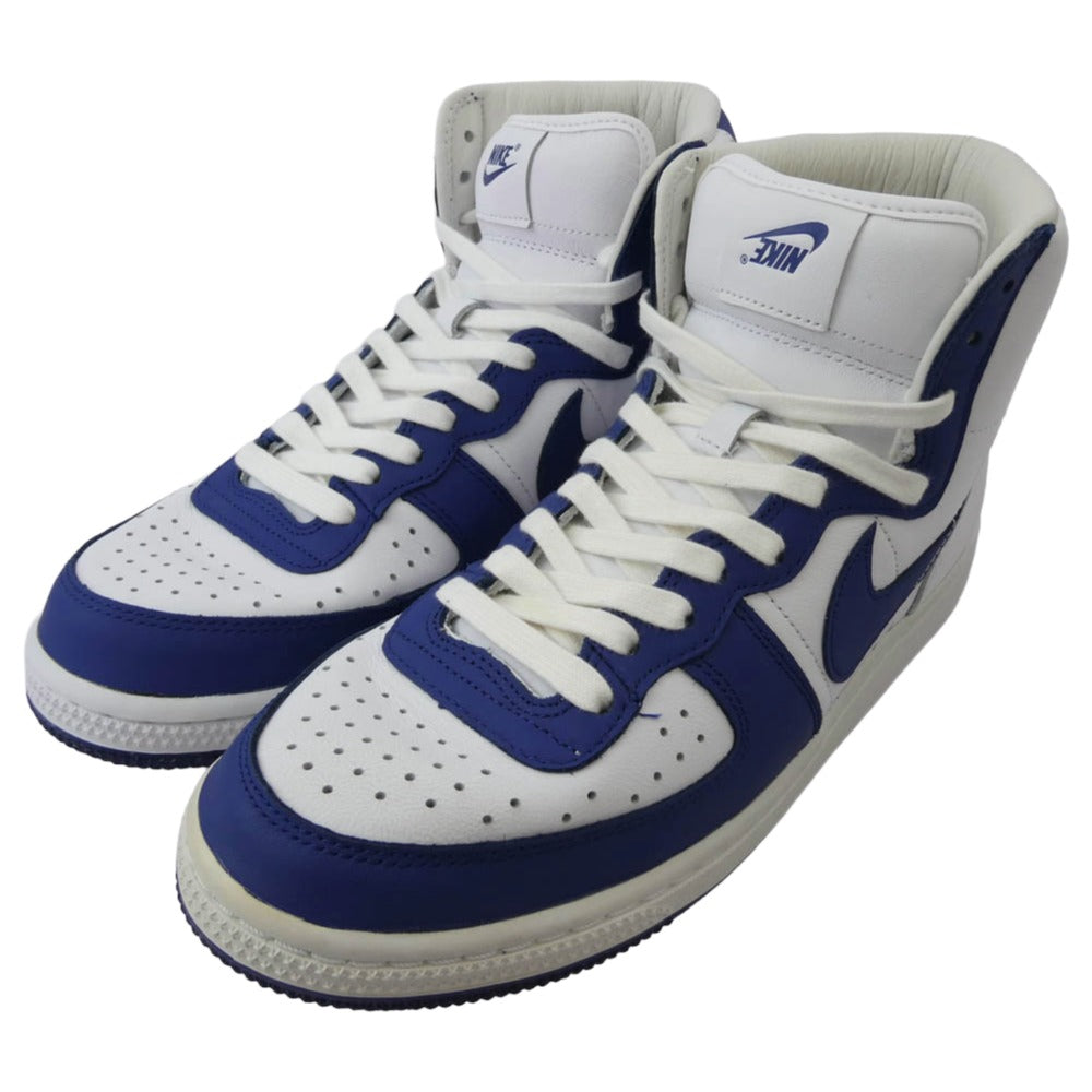 NIKE ナイキ 23SS FD4159-100 COMME DES GARCONS HOMME PLUS コムデギャルソンオムプリュス Terminator High Navy ターミネーター ハイカット スニーカー 27cm【中古】