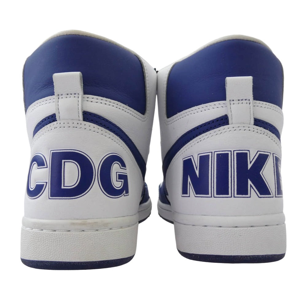 NIKE ナイキ 23SS FD4159-100 COMME DES GARCONS HOMME PLUS コムデギャルソンオムプリュス Terminator High Navy ターミネーター ハイカット スニーカー 27cm【中古】