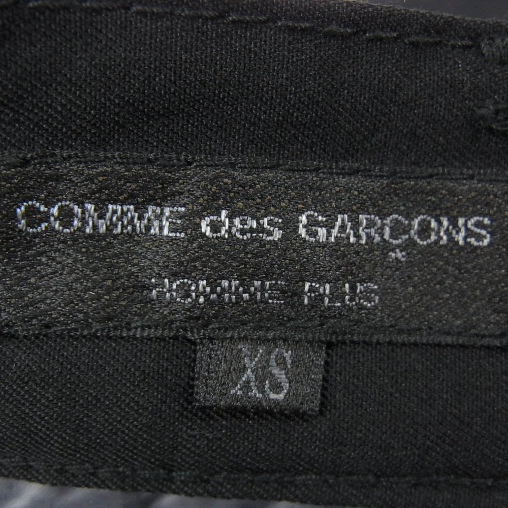 COMME des GARCONS HOMME PLUS コムデギャルソンオムプリュス 10AW AD2010 PF-A001 プロテクション期 サイドアジャスター 袴 クロップドパンツ ブラック系 XS【中古】