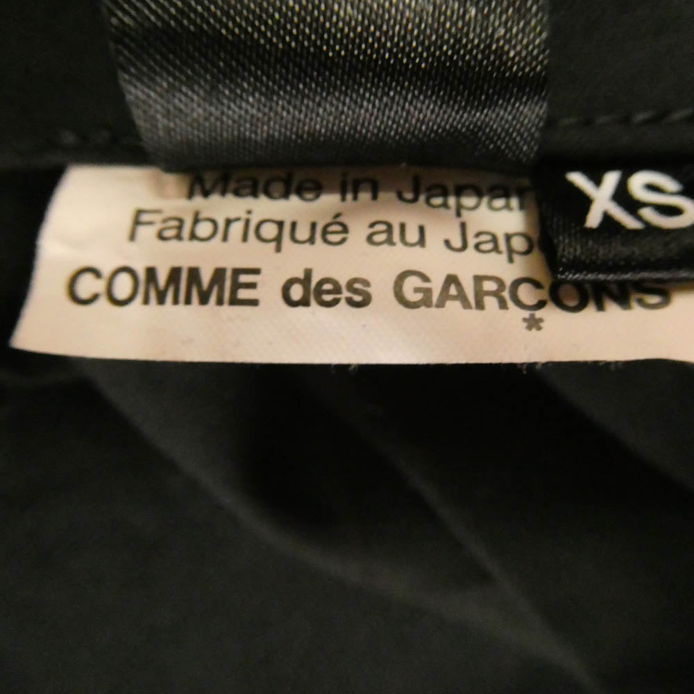 BLACK COMME des GARCONS ブラックコムデギャルソン AD2022 1K-A008 ベルベット切替 吊りスカート ジャンプスカート ブラック系 ピンク系 XS【中古】