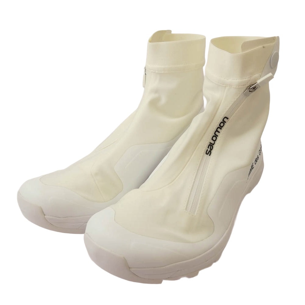COMME des GARCONS コムデギャルソン 416820 salomon サロモン XA-ALPONE FOR CDG ハイカット スニーカー ホワイト系 28cm【美品】【中古】