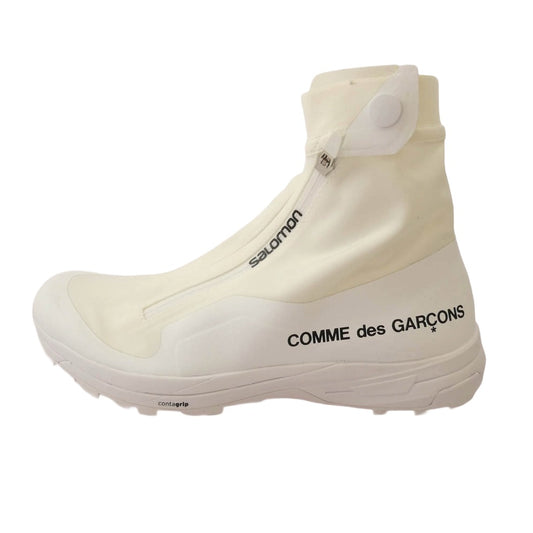 COMME des GARCONS コムデギャルソン 416820 salomon サロモン XA-ALPONE FOR CDG ハイカット スニーカー ホワイト系 28cm【美品】【中古】