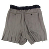 Sacai サカイ 23SS 23-02954M SUITING SHORTS スーチングショーツ イージーウエスト プリーツショートパンツ キュロットパンツ スカート チャコール系 2【中古】