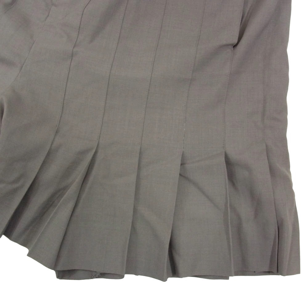 Sacai サカイ 23SS 23-02954M SUITING SHORTS スーチングショーツ イージーウエスト プリーツショートパンツ キュロットパンツ スカート チャコール系 2【中古】
