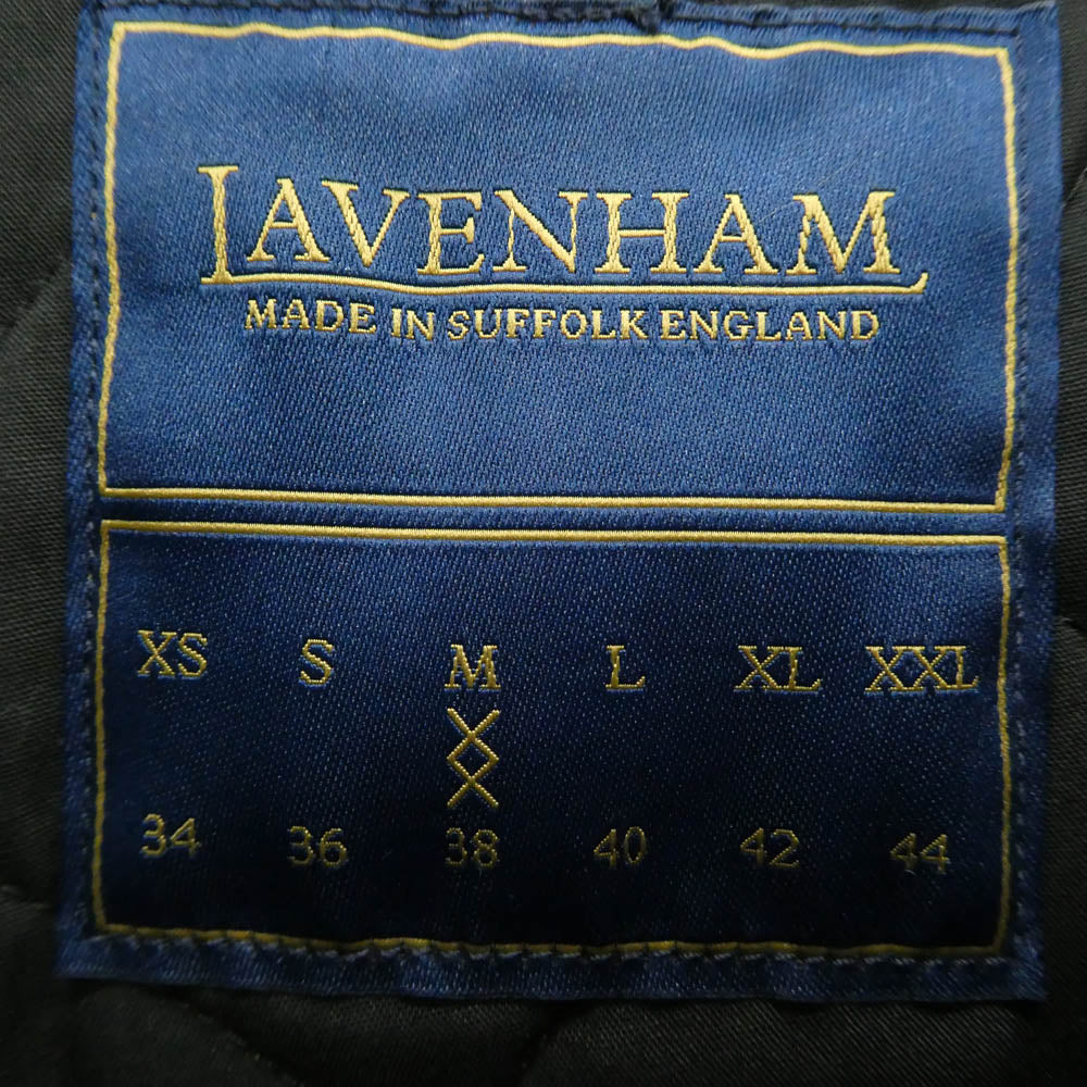 COMME des GARCONS コムデギャルソン 24AW FO-J524 SHIRT × Lavenham ラベンハム FO-J524 捻じれ アシンメトリー キルティング フーデッド ジャケット ブラック系 M【中古】