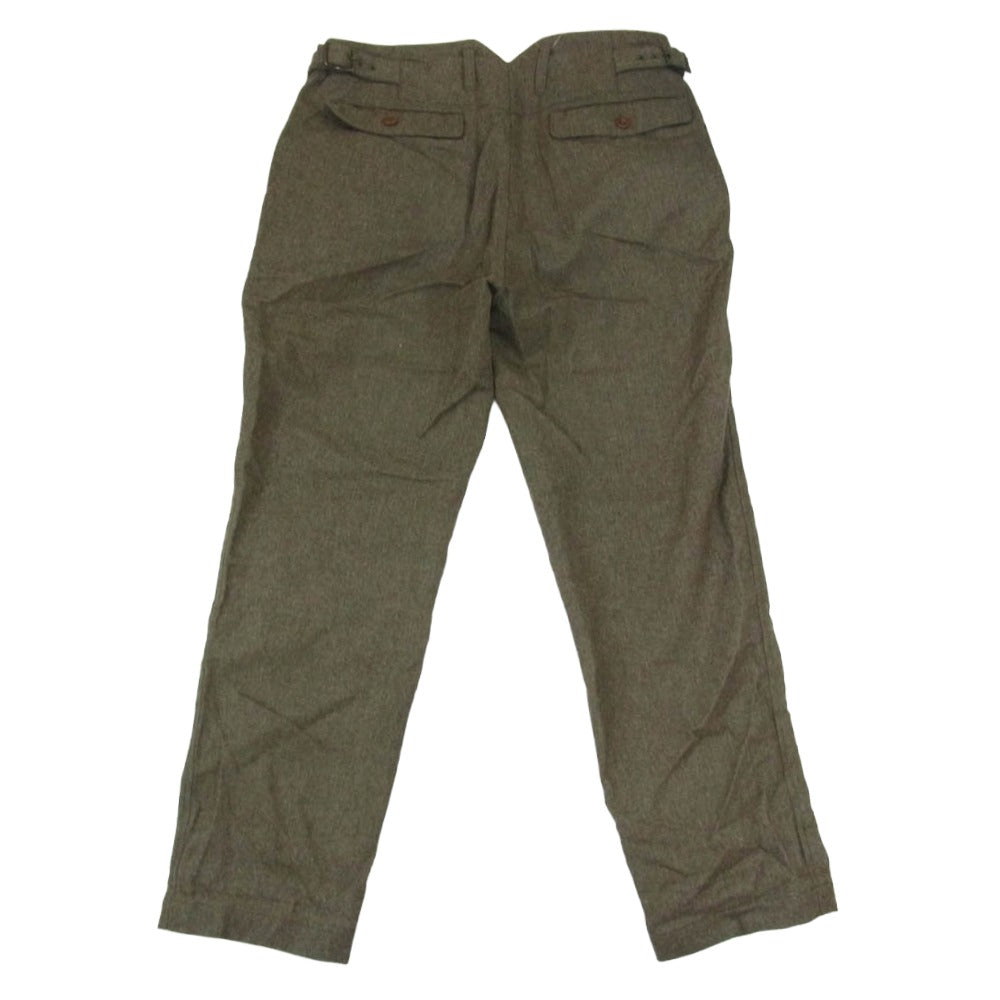 kolor カラー 14AW 14WBM-P03132 BEACON ビーコン ウール サイドアジャスター テーパード スラックスパンツ グリーン系 1【中古】