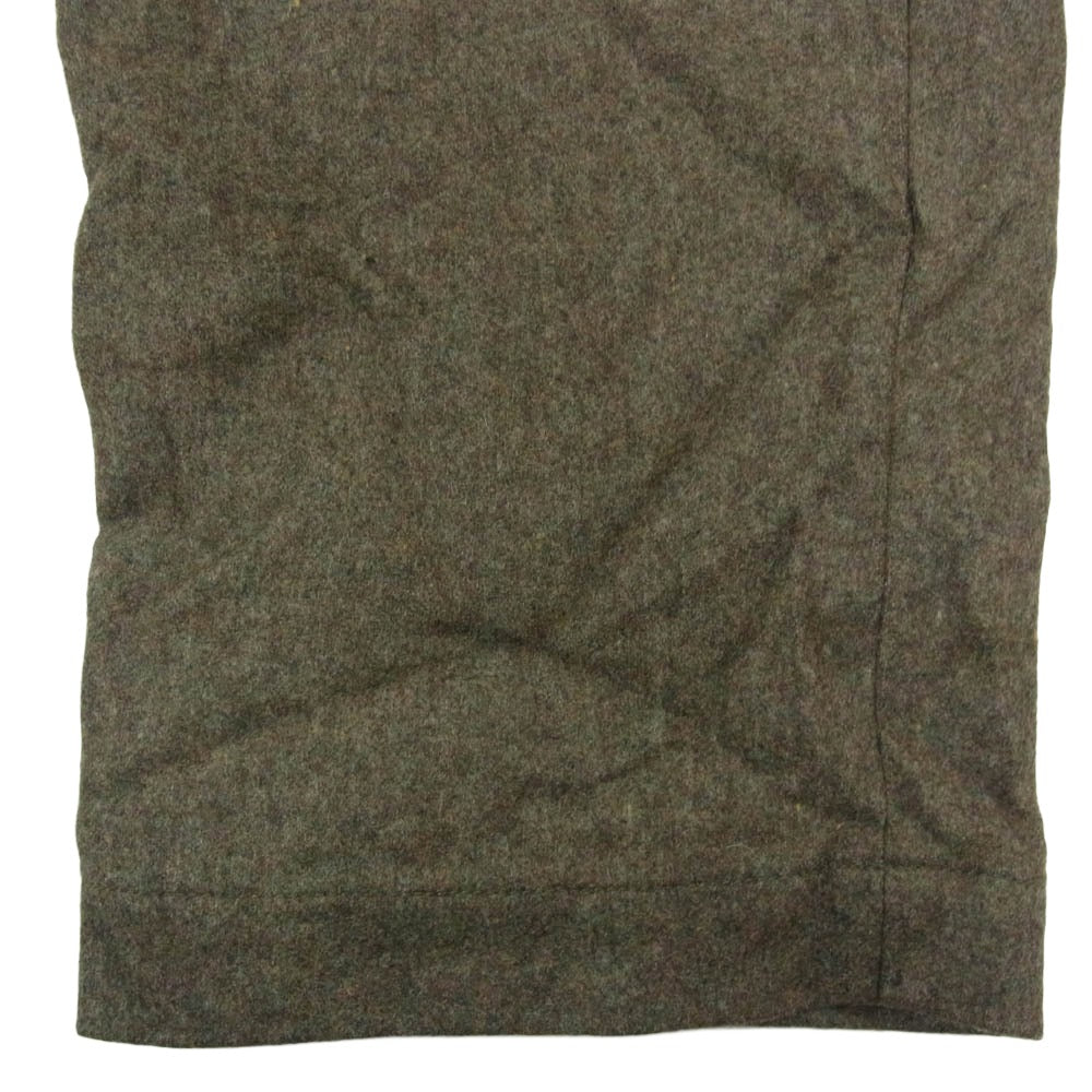 kolor カラー 14AW 14WBM-P03132 BEACON ビーコン ウール サイドアジャスター テーパード スラックスパンツ グリーン系 1【中古】