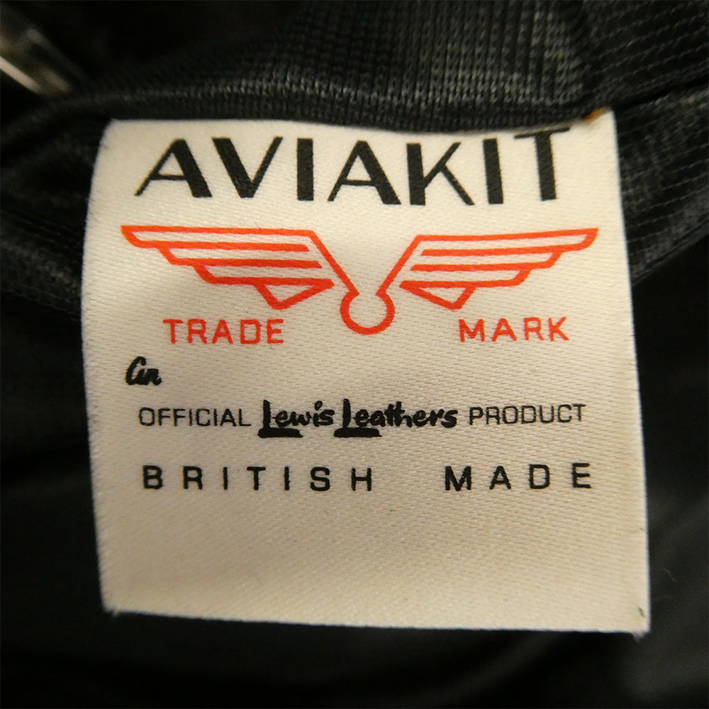 Lewis Leathers ルイスレザー 402T 英国製 Lightning ライトニング ブリティッシュシープスキン ライダースジャケット ブラック系 38【中古】