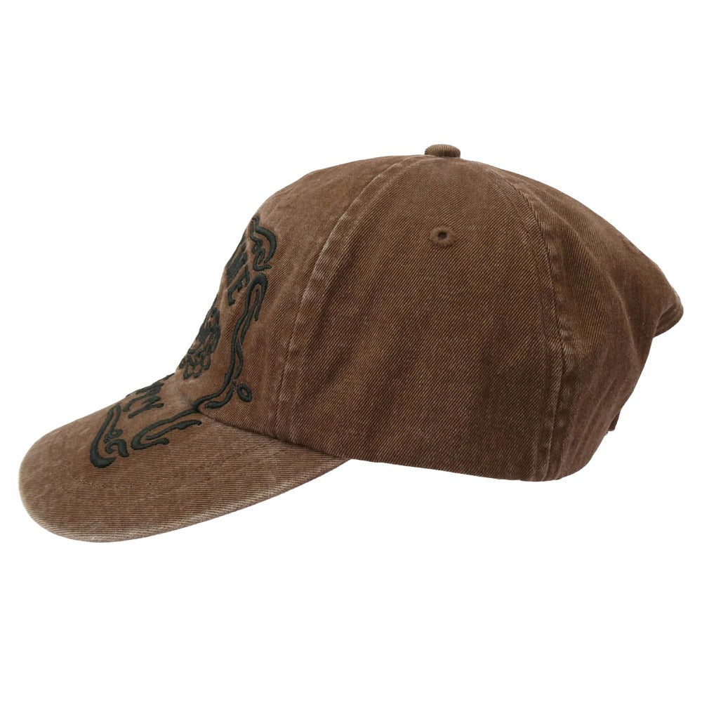 Supreme シュプリーム 25AW Italy 6-Panel ロゴ刺繍 6パネル キャップ 帽子 ブラウン系【新古品】【未使用】【中古】
