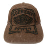 Supreme シュプリーム 25AW Italy 6-Panel ロゴ刺繍 6パネル キャップ 帽子 ブラウン系【新古品】【未使用】【中古】