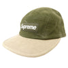 Supreme シュプリーム 25AW 2-Tone Moleskin Camp Cap ツートン モールスキン キャンプキャップ 帽子 モスグリーン系 ベージュ系 ONE SIZE(58cm)【新古品】【未使用】【中古】