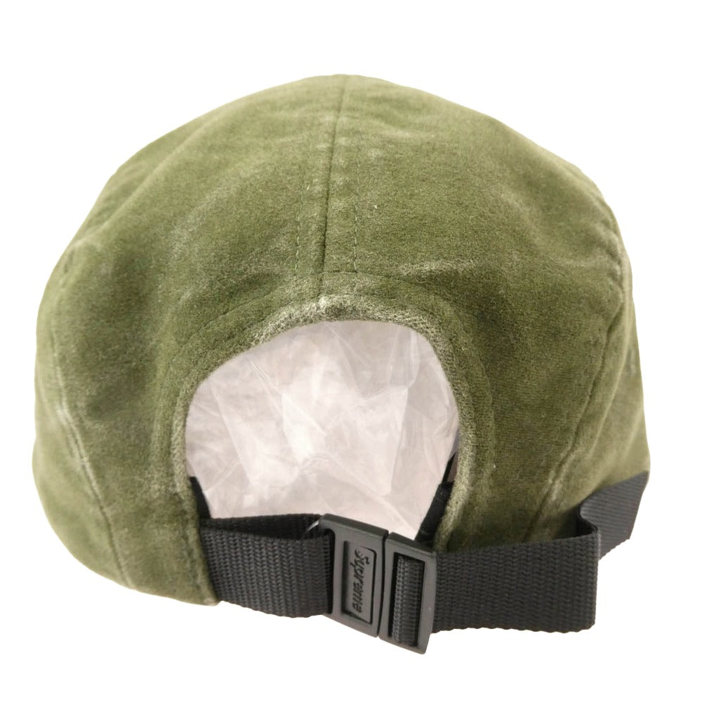 Supreme シュプリーム 25AW 2-Tone Moleskin Camp Cap ツートン モールスキン キャンプキャップ 帽子 モスグリーン系 ベージュ系 ONE SIZE(58cm)【新古品】【未使用】【中古】
